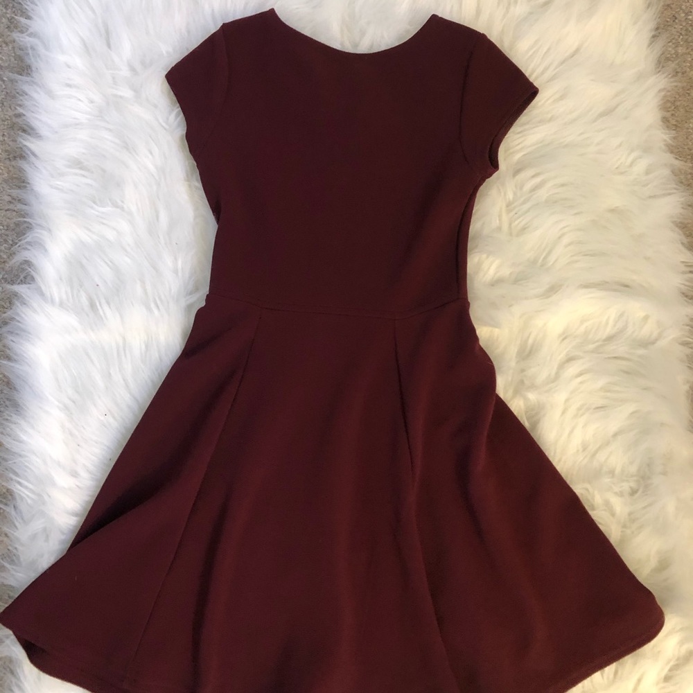 Maroon dress